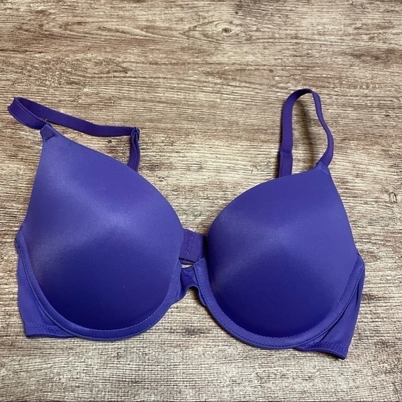 Victoria's Secret Pink Push Up Bra Purple - Picture 1 of 3